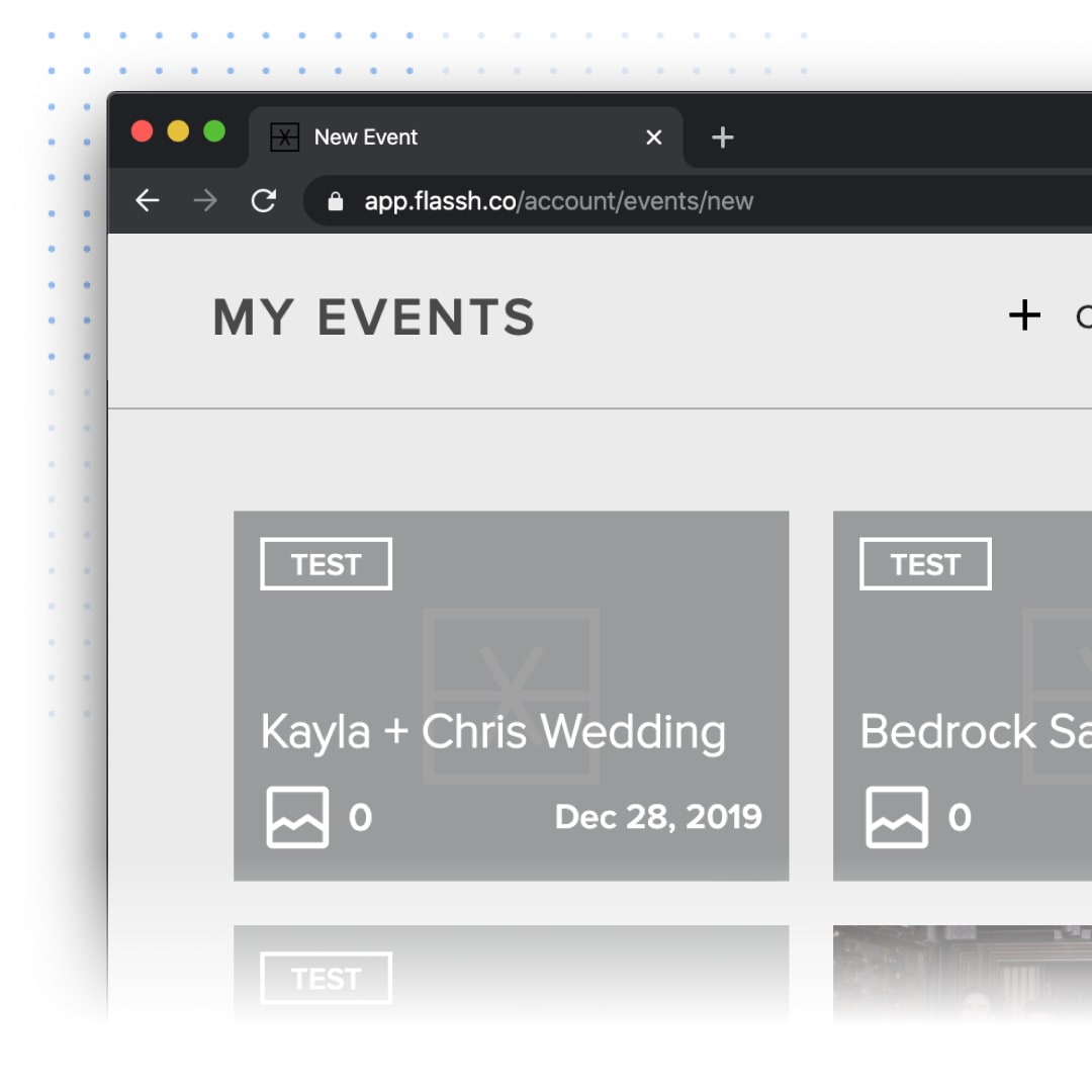 Flassh Connect for Windows ready to capture photos