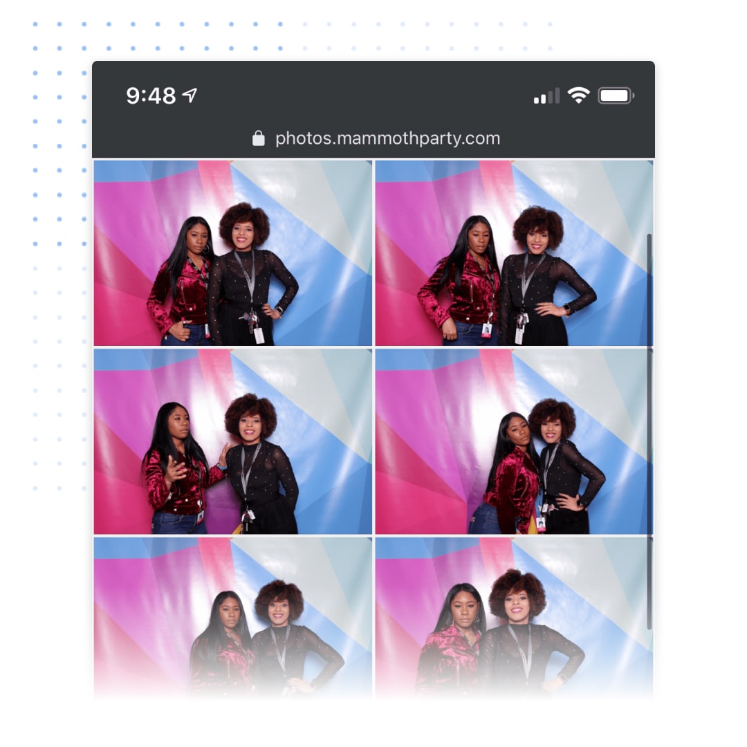 The Quicken Loans Team Awards gallery on a phone