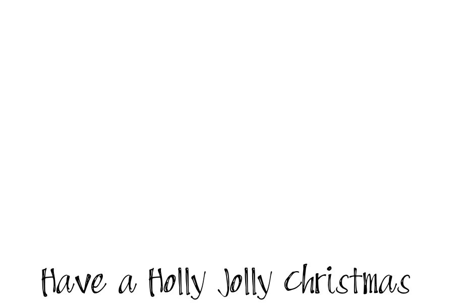 Holly Jolly Christmas overlay