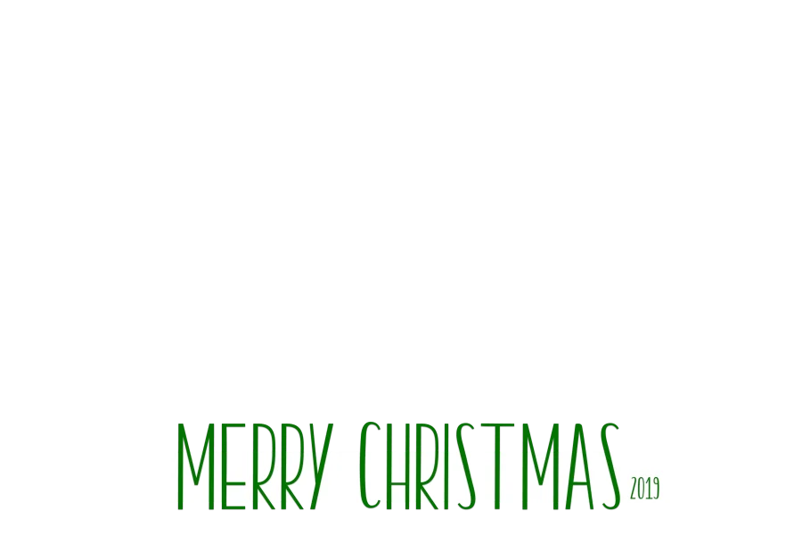 Merry Christmas 2019 overlay